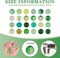 About 1200PCS 6mm Glass Beads Bracelet Making Kit,24 Assorted Green Nature Series Colorful Crystal Beads for Bracelet and Jewelry Making and DIY Crafts,Friendship Bracelets